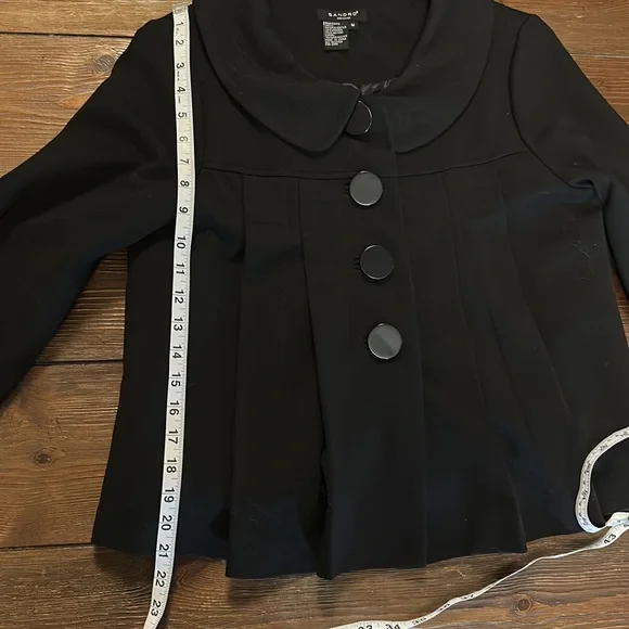 Sandro Black Evening Jacket - Picture 6 of 8